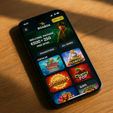 BoaBoa Casino - Mobile Platform - Responsive Design